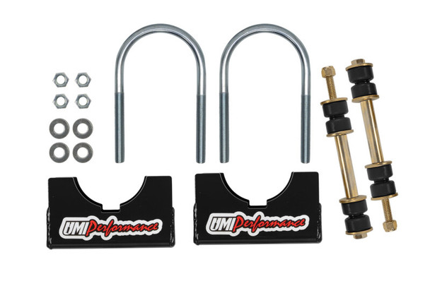 UMI Performance Aftermarket Rear End Sway Bar Installation Kit- 3in Axle Tubes - UMIPERFORMANCE2244-300-B