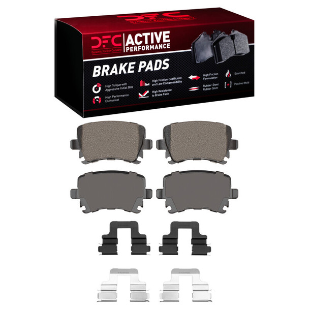 DFC 00-18 Audi A6 (USA/Canada) Rear Active Performance Pads and Hardware Kit - DFC1115-1108-01