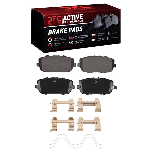 DFC 06-25 Mazda MX-5 Miata Rear Active Performance Pads and Hardware Kit - DFC1115-1180-01