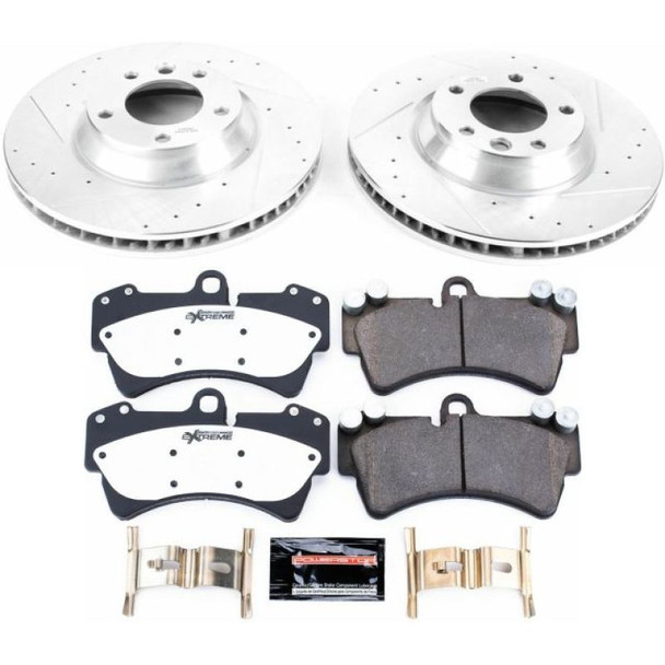 Power Stop 07-15 Audi Q7 Front Z26 Street Warrior Brake Kit - POWERSTOPK4558-26