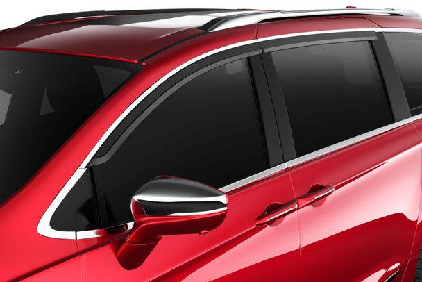 Husky Liners 17-23 Chrysler Pacifica Ventvisor Low Profile (4pc) - Chrome - HUSKYLINERS2884062