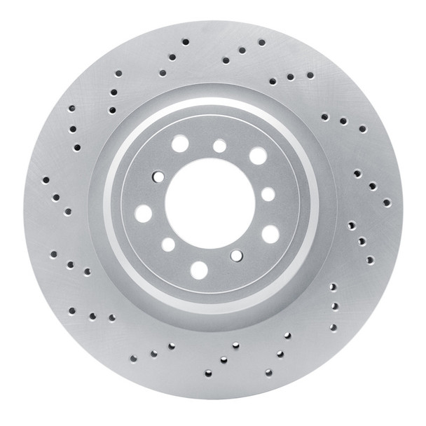 DFC 08-13 BMW 1 Series M Left Front Drilled GeoSPEC Coated Rotor - DFC624-31087D