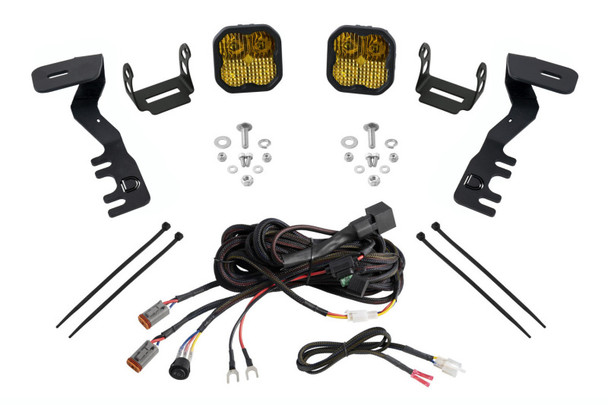 Diode Dynamics 2024+ Toyota Tacoma SS3 LED Ditch Light Kit- Pro Yellow Combo - DIODEDYNAMICSDD7941