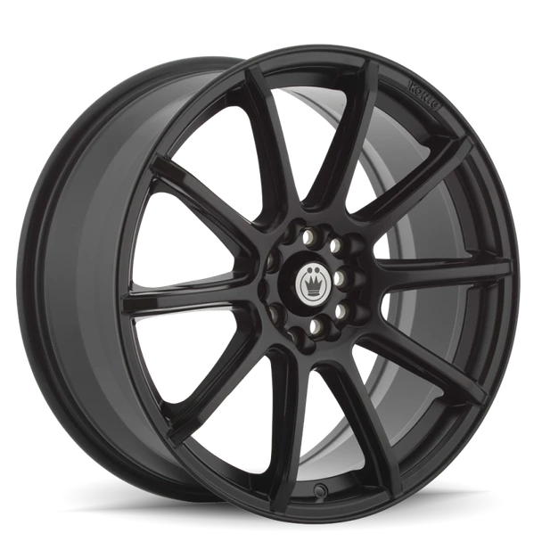 Konig Control 16x7 5x100 / 5x114.3 ET40 Matte Black - KONIGCL76T04405