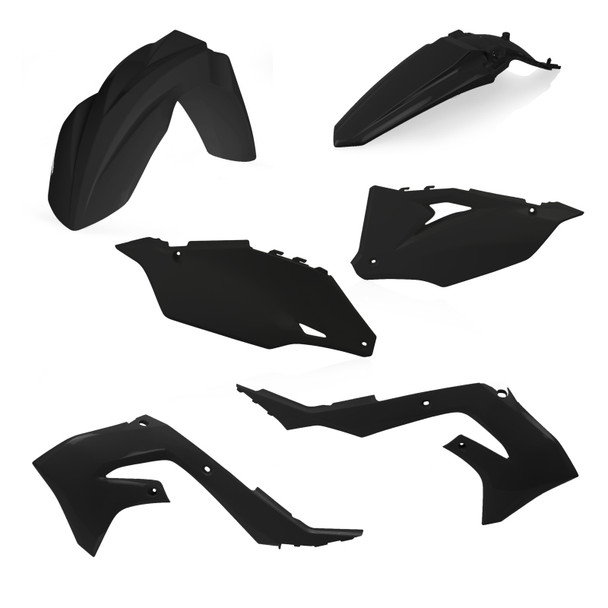 Acerbis 21+ Kawasaki KX250 KX250X/19-23 KX450 Plastic Kit - Black - ACERBIS2736280001