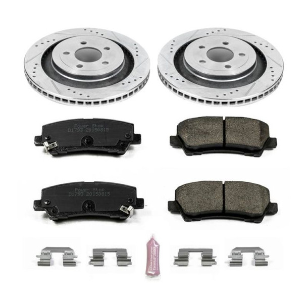 Power Stop 15-19 Ford Mustang Rear Z23 Evolution Sport Brake Kit - POWERSTOPK6812