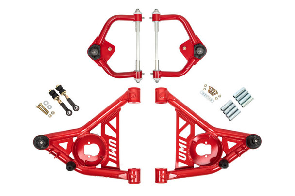 UMI Performance 70-81 GM F-Body Tubular Upper & Lower A-arm Kit - UMIPERFORMANCE265153-R