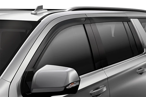 Husky Liners 07-18 Jeep Wrangler JKU Ventvisor Low Profile 4pc - Matte Black - HUSKYLINERS2857034