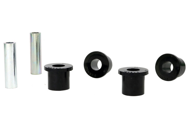 Whiteline Plus 97-05 Nissan Frontier D22 2WD Rear Spring Eye and Shackle Bushing - WHITELINEW71647