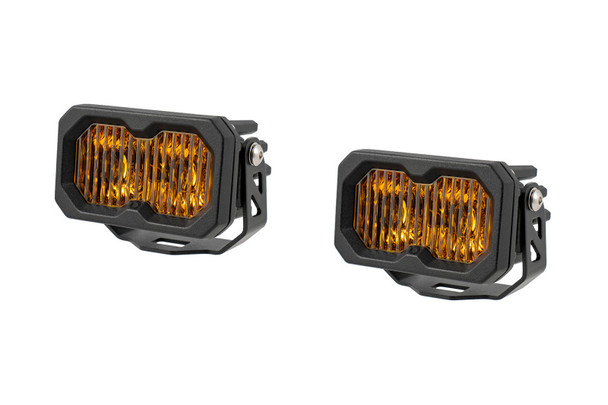 Diode Dynamics C2 2.0 Sport Yellow SAE Fog/Wide Standard ABL (pair) - DIODEDYNAMICSDD8091P