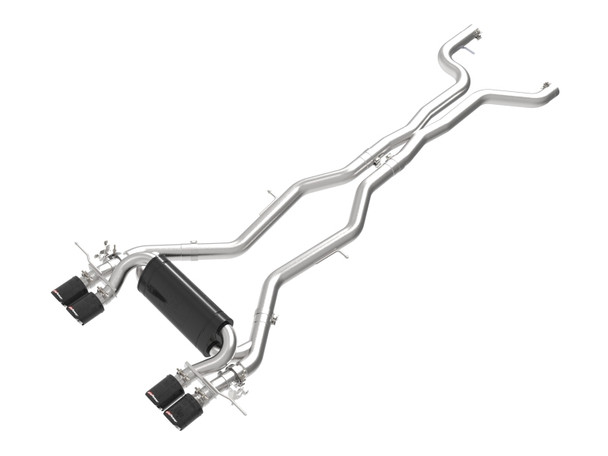 aFe 23-25 BMW M2 L6-3.0L (G87) MACH Force-Xp Cat-Back Exhaust w/ Carbon Fiber Tip - AFE49-36353-C