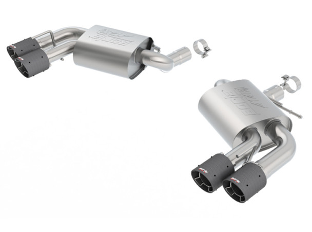 Borla 2016 Chevy Camaro V8 SS AT/MT ATAK Rear Section Exhaust w/o Dual Mode Valves - BORLA11921CF