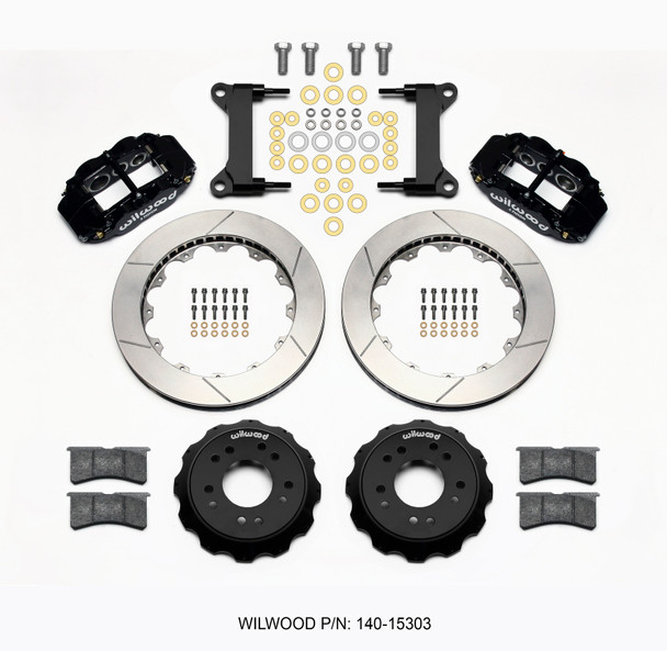 Wilwood Narrow Superlite 6R Front Hat Kit 13.06 63-87 C10 w/ Wilwood Pro Spindles - WILWOOD140-15303