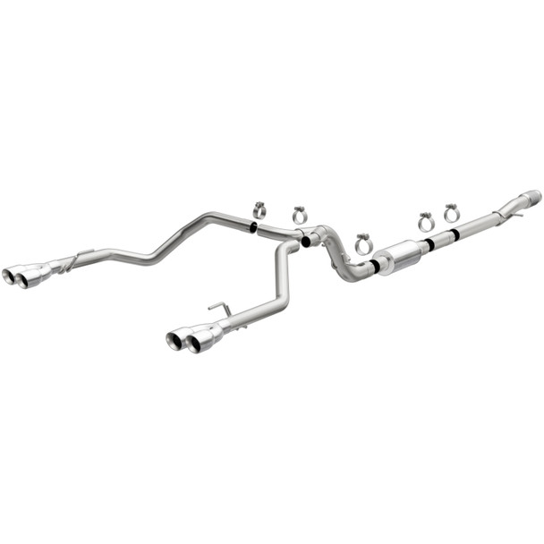 MagnaFlow 2019 Chevrolet Silverado 1500 Quad Exit Polished Stainless Cat-Back Exhaust - MAGNAFLOW19489