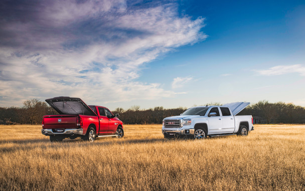 UnderCover 19-20 GMC Sierra 1500 (w/o MultiPro TG) 6.5ft Elite LX Bed Cover - Pull Me Over Red - UNDERCOVERUC1208L-G7C