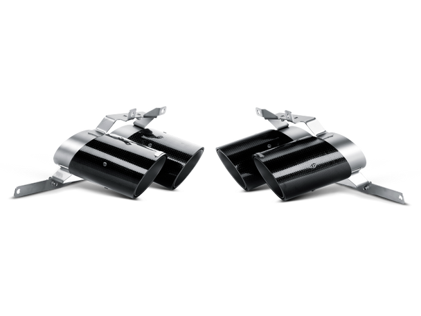 Akrapovic 09-14 Lamborghini Gallardo LP 550-2 Coupe Tail Pipe Set (Carbon) - AKRAPOVICTP-CT/7