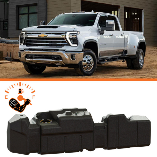 Titan Fuel Tanks 20-24 GM 2500/3500 Duramax Crew Cab Long Bed 60 Gallon XXL Mid-Ship Fuel Tank - TITANFUELTANKS7010320