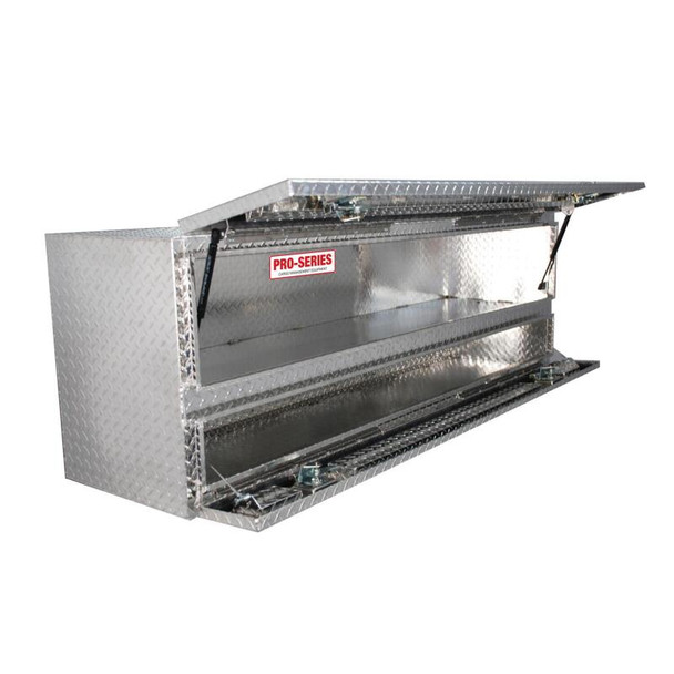 Westin/Brute High Cap 72in Stake Bed Contractor TopSider w/ Doors - Aluminum - WESTIN80-TB400-72