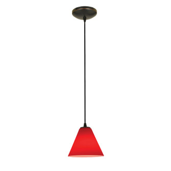 Martini LED Pendant in Oil Rubbed Bronze (18|28004-3C-ORB/RED)