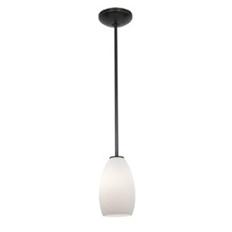 Champagne One Light Pendant in Oil Rubbed Bronze (18|28012-1R-ORB/OPL)