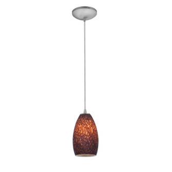 Champagne LED Pendant in Brushed Steel (18|28012-3C-BS/BRST)