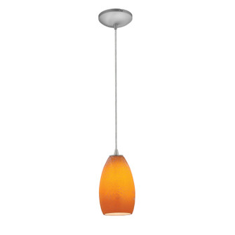 Champagne LED Pendant in Brushed Steel (18|28012-3C-BS/MYA)