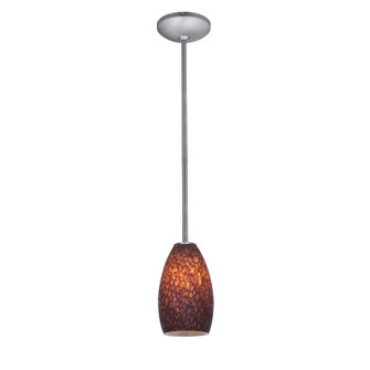 Champagne LED Pendant in Brushed Steel (18|28012-3R-BS/BRST)