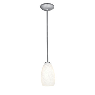 Champagne LED Pendant in Brushed Steel (18|28012-3R-BS/WHST)