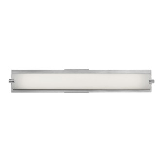 Geneva LED Vanity in Brushed Steel (18|31010LEDD-BS/OPL)