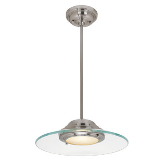 Phoebe LED Semi Flush Mount in Brushed Steel (18|50441LEDD-BS/8CL)