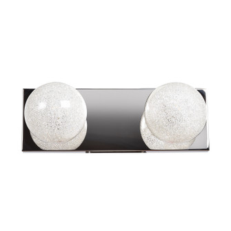 Opulence Two Light Vanity in Mirrored Stainless Steel (18|62322-MSS/CLR)