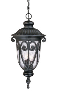 Naples Three Light Hanging Lantern in Matte Black (106|2126BK)