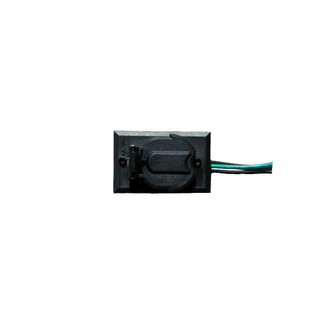 Lamp Post Accessories Electric Outlet in Matte Black (106|338BK)