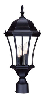 Bryn Mawr Three Light Post Mount in Matte Black (106|5027BK)