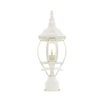 Chateau One Light Post Mount in Textured White (106|5057TW)