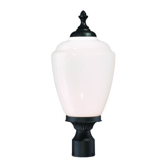 Acorn One Light Post Mount in Matte Black (106|5367BK/WH)