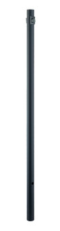 Direct Burial Lamp Posts Post With Photocell And Outlet in Matte Black (106|97BK)