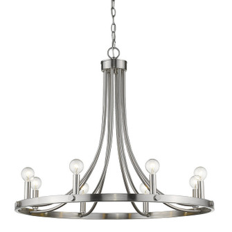 Sawyer Eight Light Chandelier in Satin Nickel (106|IN11151SN)