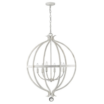 Callie Six Light Pendant in Country White (106|IN11342CW)