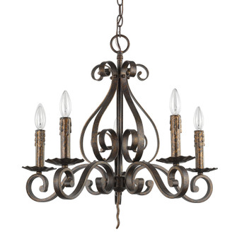 Lydia Five Light Chandelier in Russet (106|IN11410R)