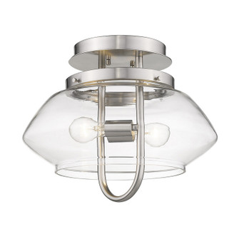 Garner Two Light Semi-Flush Mount in Satin Nickel (106|TP60061SN)