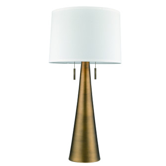 Muse Two Light Table Lamp in Hand Painted Antique Gold (106|TT7233-76)