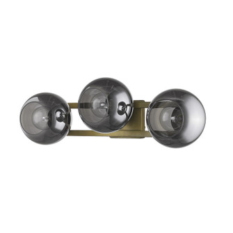 Lunette Three Light Wall Sconce in Aged Brass (106|TW40040AB)