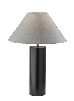 Martin Table Lamp in Black Poplar Wood W. Antique Brass Accent (262|1509-01)