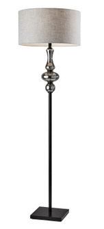 Natalie Floor Lamp in Black/Smoked Glass (262|1554-01)