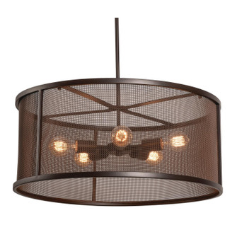 Austin Five Light Pendant in Bronze (162|AUNP24MBBZ)