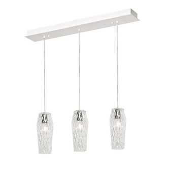 Candace Three Light Pendant in Satin Nickel (162|CNDP05MBCLLNR3)