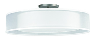 Cortez LED Flush Mount in Satin Nickel (162|CZF3040LAJUDSN-WHWH)