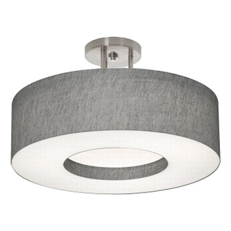 Montclair LED Semi-Flush Mount in Satin Nickel (162|MCF1932LAJUD-GYSF)