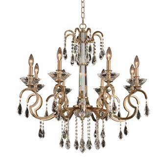 Valencia Eight Light Chandelier in Brushed Champagne Gold (238|031651-038-FR001)